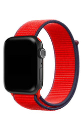 Curea Ceas Apple Watch Sport Nylon Carnelian - WATCHERS