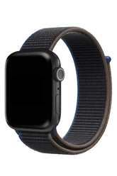 Curea Ceas Apple Watch Sport Nylon Blue Slate - WATCHERS