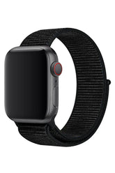 Curea Ceas Apple Watch Sport Nylon Black - WATCHERS