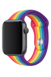 Curea Ceas Apple Watch Silicon Clasic Rainbow - WATCHERS