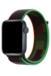 Curea Ceas Apple Watch Sport Nylon Black Jungle - WATCHERS
