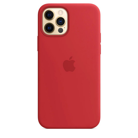 Husa iPhone MagSafe din Silicon pentru iPhone 12 Pro Red - WATCHERS
