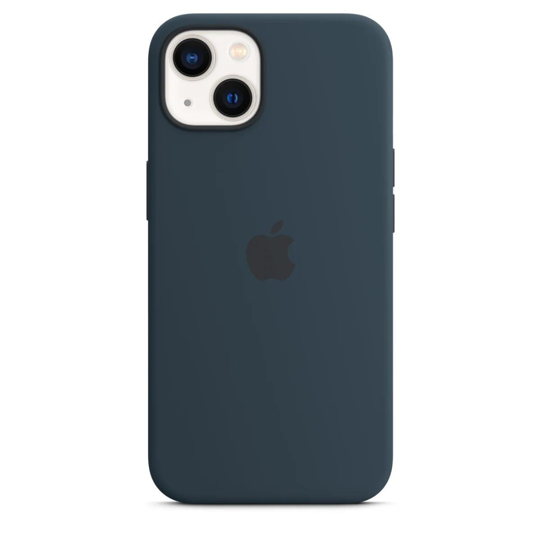 Husa iPhone MagSafe din Silicon pentru iPhone 13 Mini Abyss Blue - WATCHERS