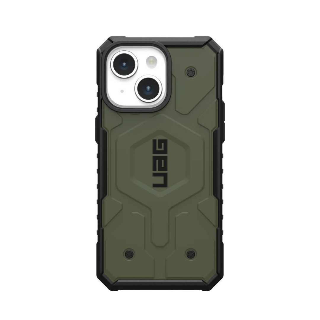 Husa iPhone MagSafe Pathfinder UAG pentru iPhone 15 Plus Olive - WATCHERS
