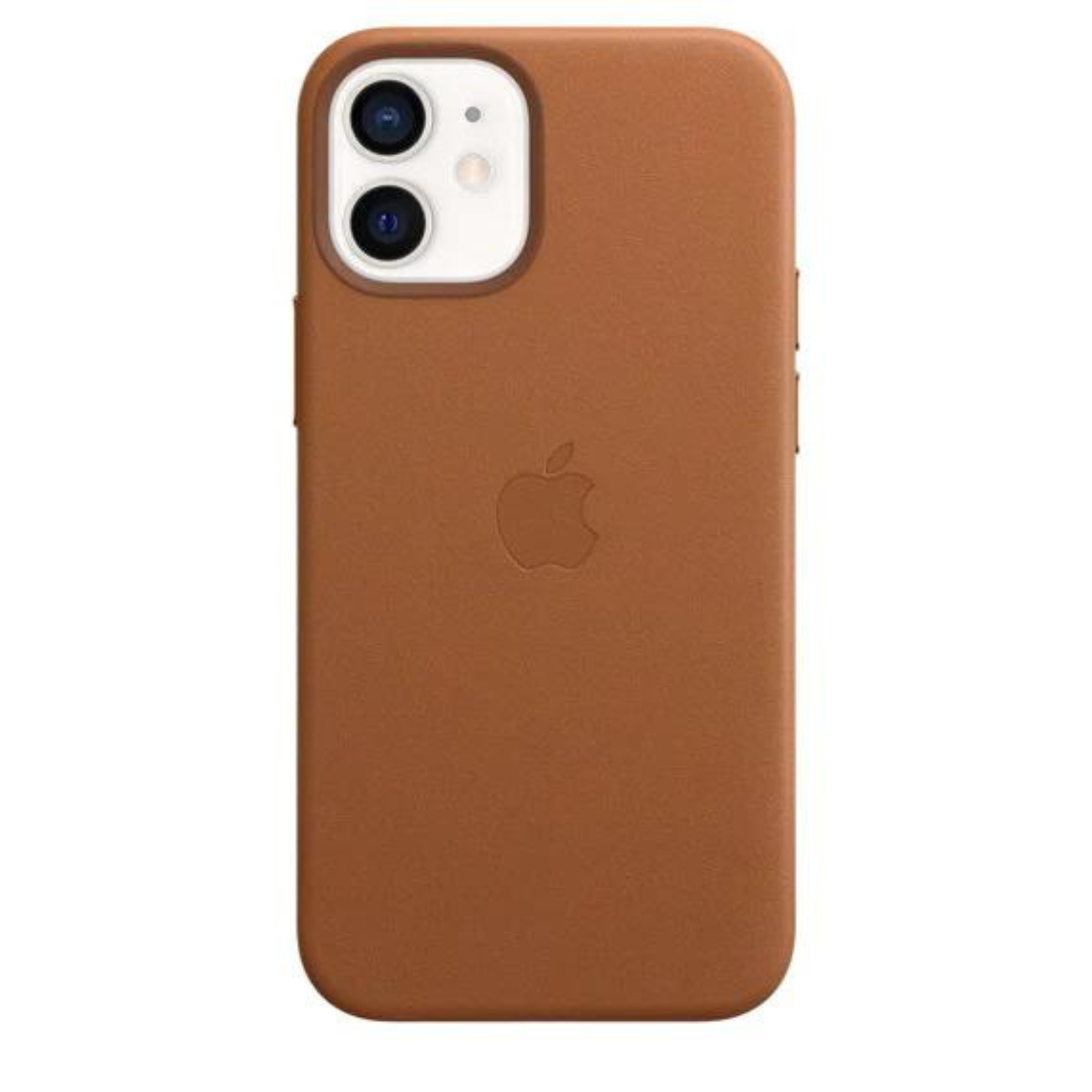 Husa iPhone MagSafe din Piele pentru iPhone 12 Saddle Brown - WATCHERS