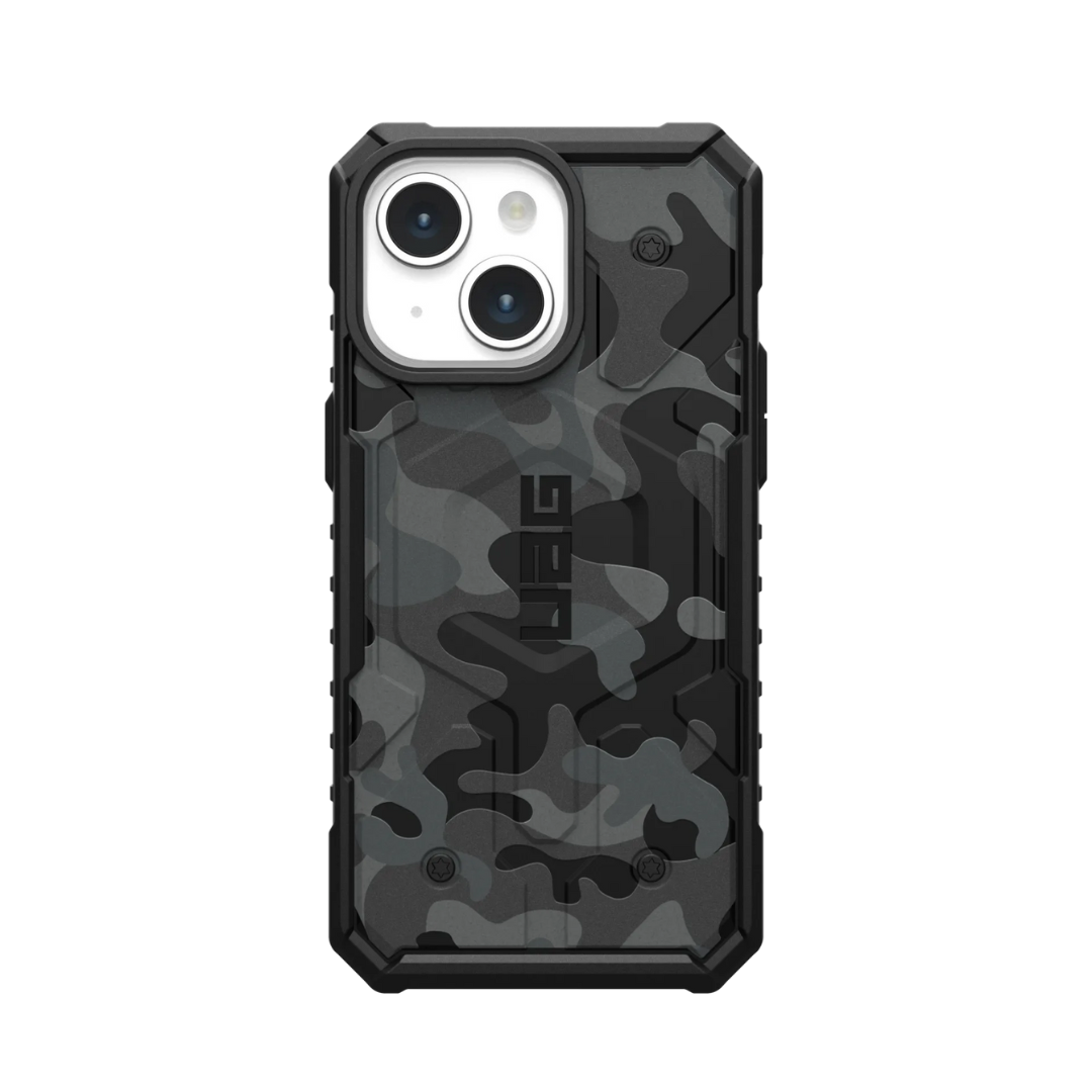 Husa iPhone MagSafe Pathfinder UAG pentru iPhone 14 Midnight Camo - WATCHERS