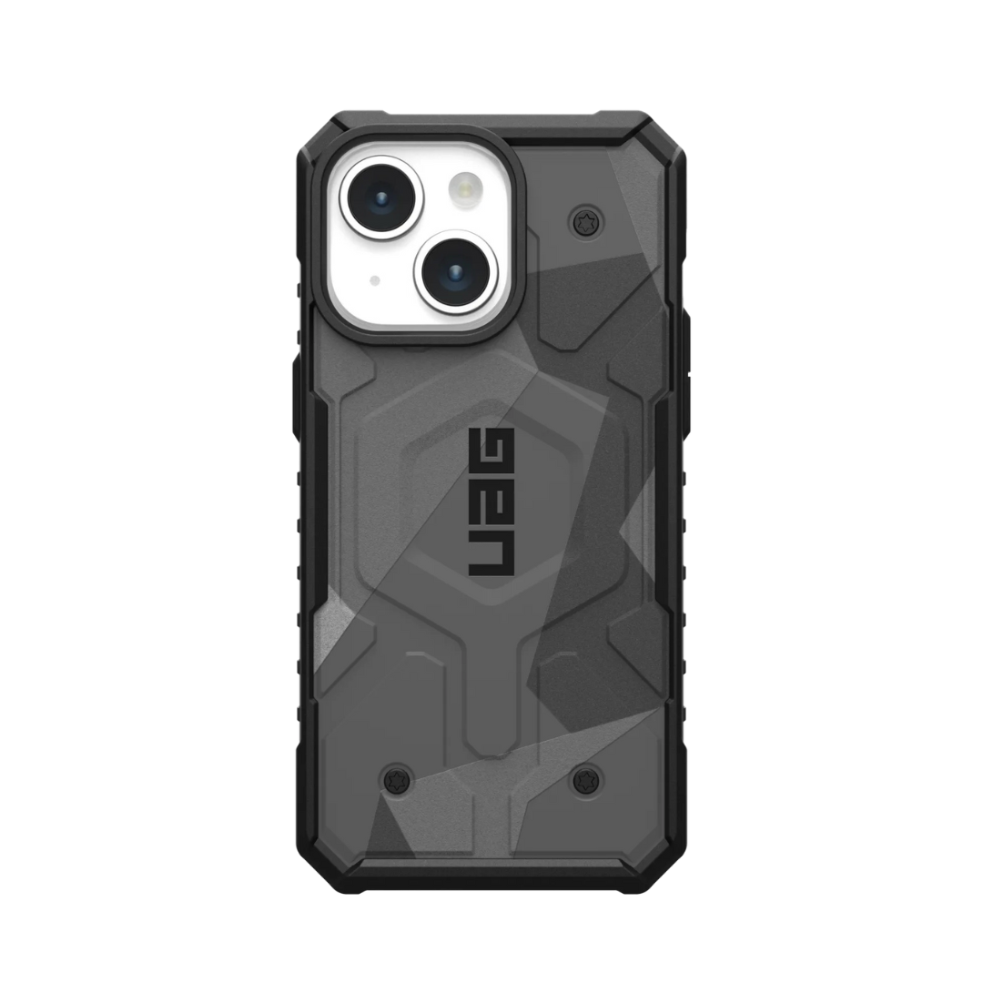 Husa iPhone MagSafe Pathfinder UAG pentru iPhone 15 Geo Camo - WATCHERS