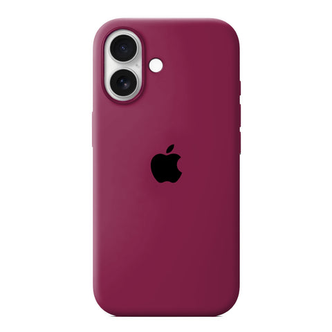 Silikonfodral iPhone 17 Dark Rose