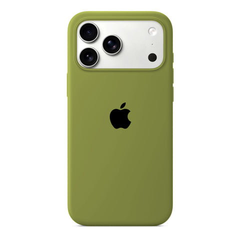 Silikonfodral iPhone 17 Pro Max Army Green