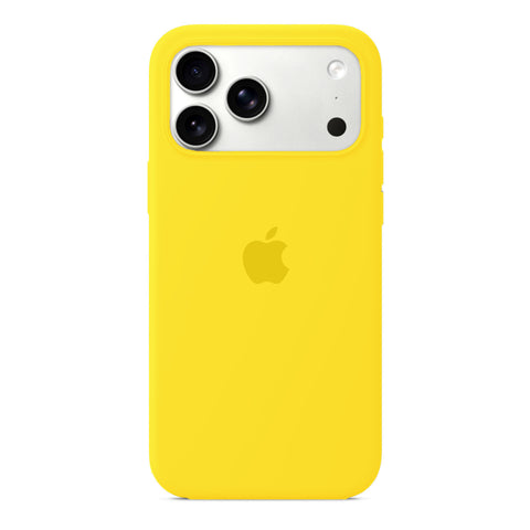 Silikonfodral iPhone 17 Pro Max Canary Yellow
