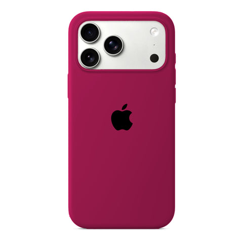 Silikonfodral iPhone 17 Pro Max Dark Rose
