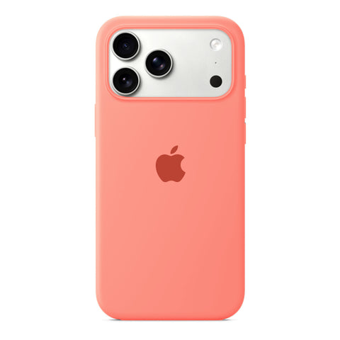 Silikonfodral iPhone 17 Pro Peach