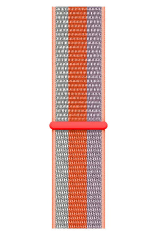 Curea Ceas Apple Watch Sport Nylon Note Orange - WATCHERS