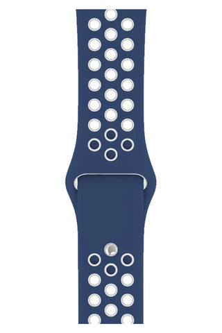 Curea Ceas Apple Watch Silicon Sport Lacivert Red - WATCHERS