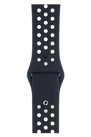 Curea Ceas Apple Watch Sport Silicon Black Lacivert - WATCHERS