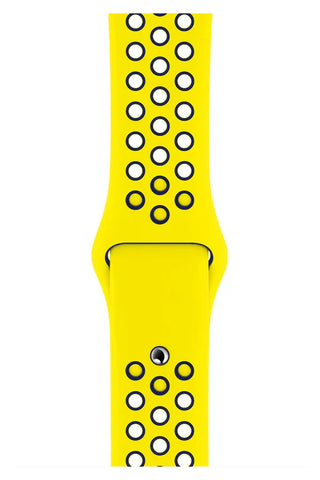 Curea Ceas Apple Watch Silicon Sport Yellow Lacivert - WATCHERS
