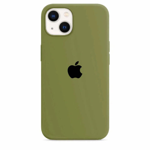 Silikonfodral iPhone 15 Plus Army Green - SAINT CLARE