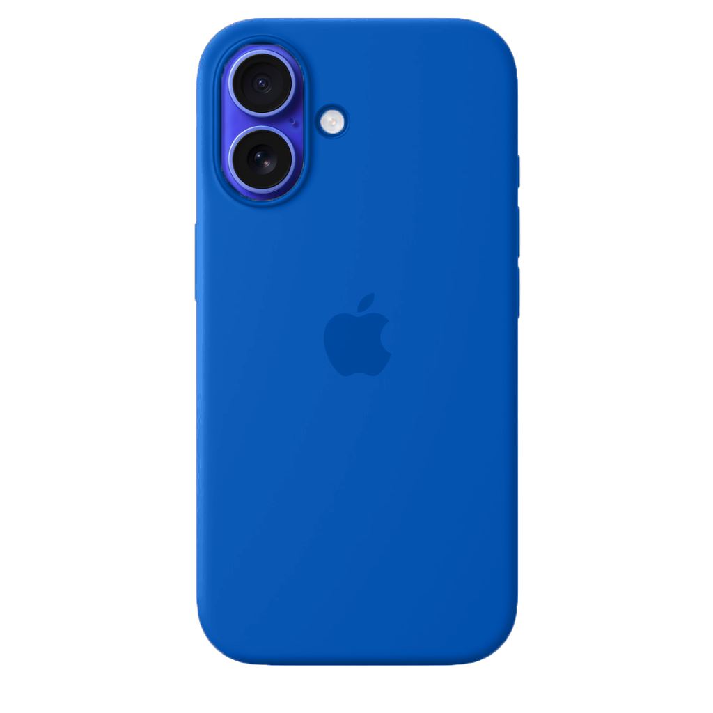 Silikonfodral iPhone 16 Blue Cobalt - SAINT CLARE