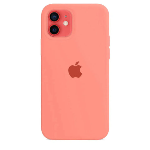 Silikonfodral iPhone 12 Peach - SAINT CLARE