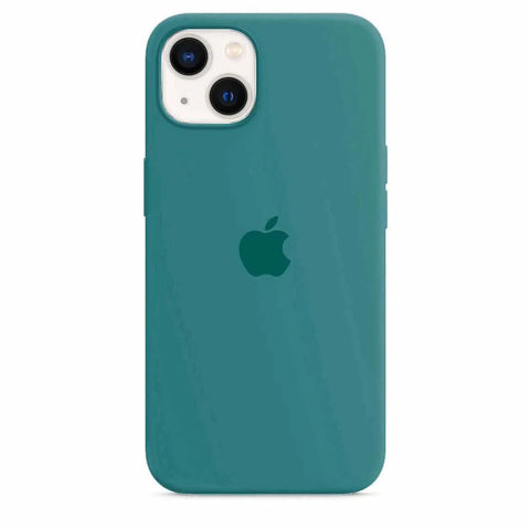 Silikonfodral iPhone 14 Plus Pine Green - SAINT CLARE