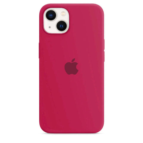 Silikonfodral iPhone 14 Rose Red - SAINT CLARE