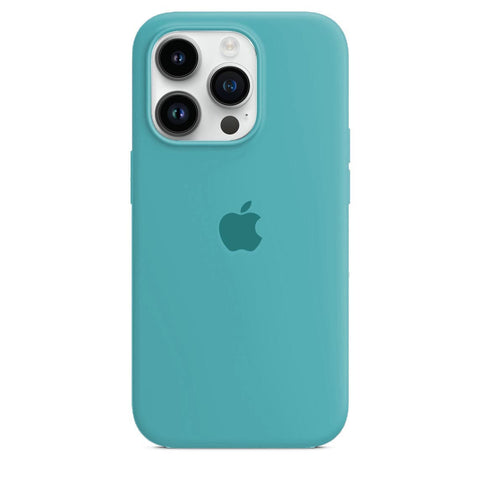 Silikonfodral iPhone 14 Pro Sea Blue - SAINT CLARE