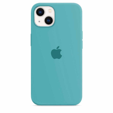 Silikonfodral iPhone 14 Sea Blue - SAINT CLARE