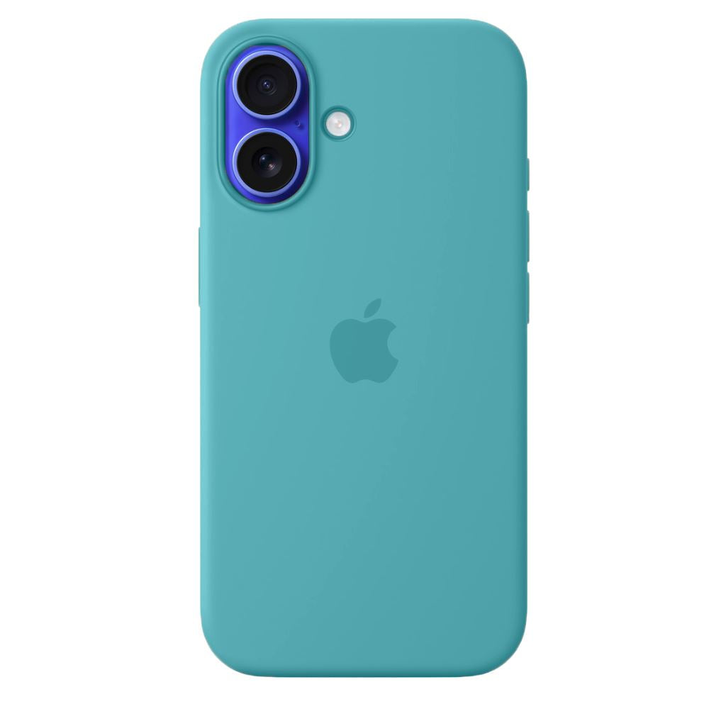 Silikonfodral iPhone 16 Plus Sea Blue - SAINT CLARE
