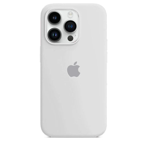 Silikonfodral iPhone 14 Pro White - SAINT CLARE